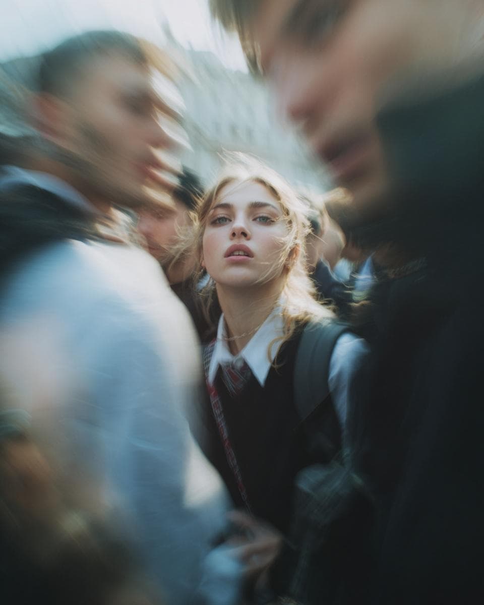 Paparazzi Flash Fashion Portrait