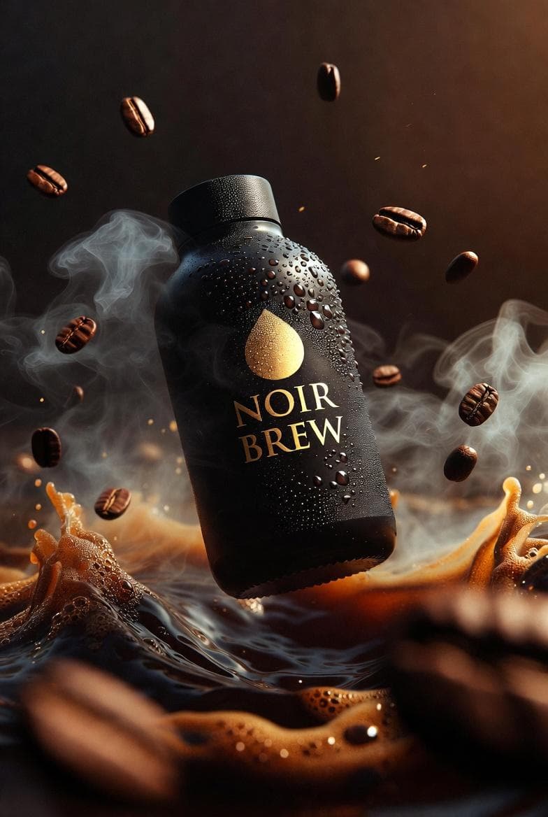 Brand Campaign: Noir Coffee Bottle Campaign by @oggii_0
