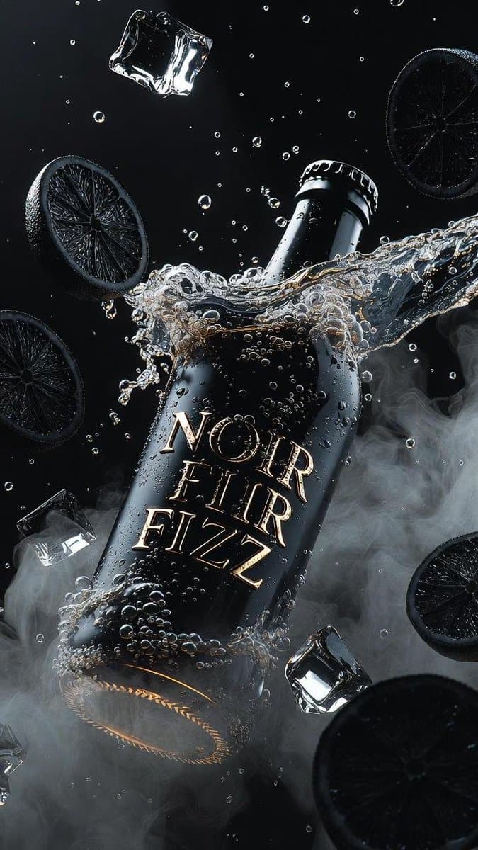 Brand Campaign: Noir Fizz Soda Campaign by @Naiknelofar788