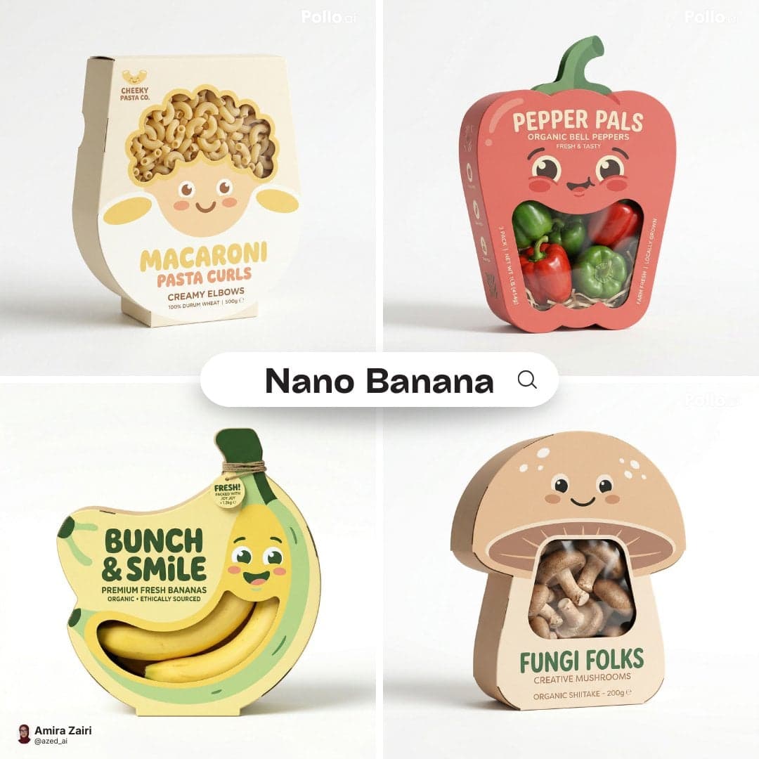 Brand Campaign: Playful Character Packaging by @azed_ai