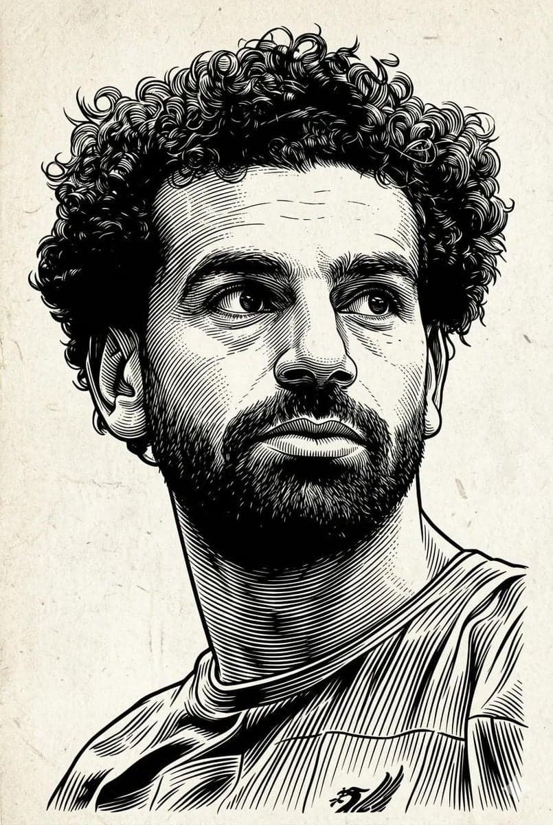 Black and White Engraved Portrait — image 2 of 3