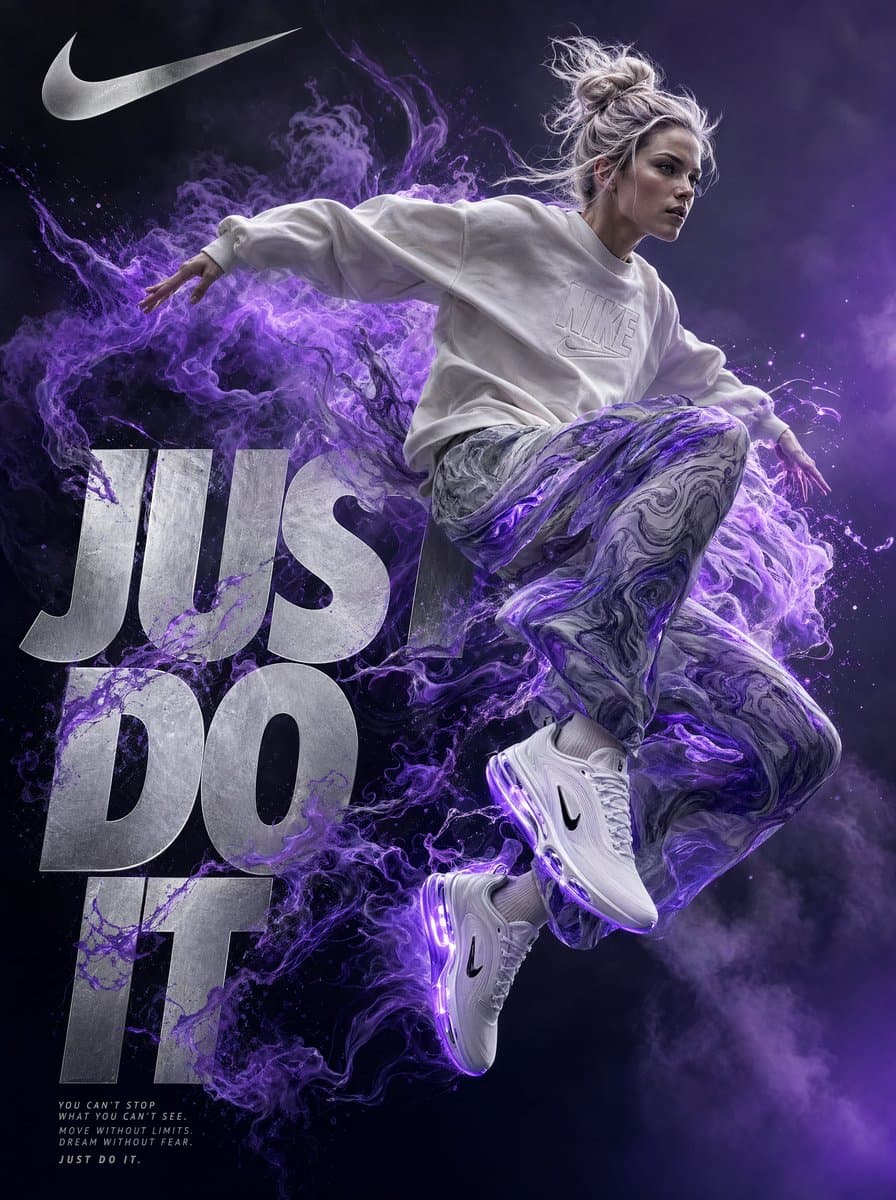 Poster Campaign: Violet Athletic Jump Campaign by @rovvmut_