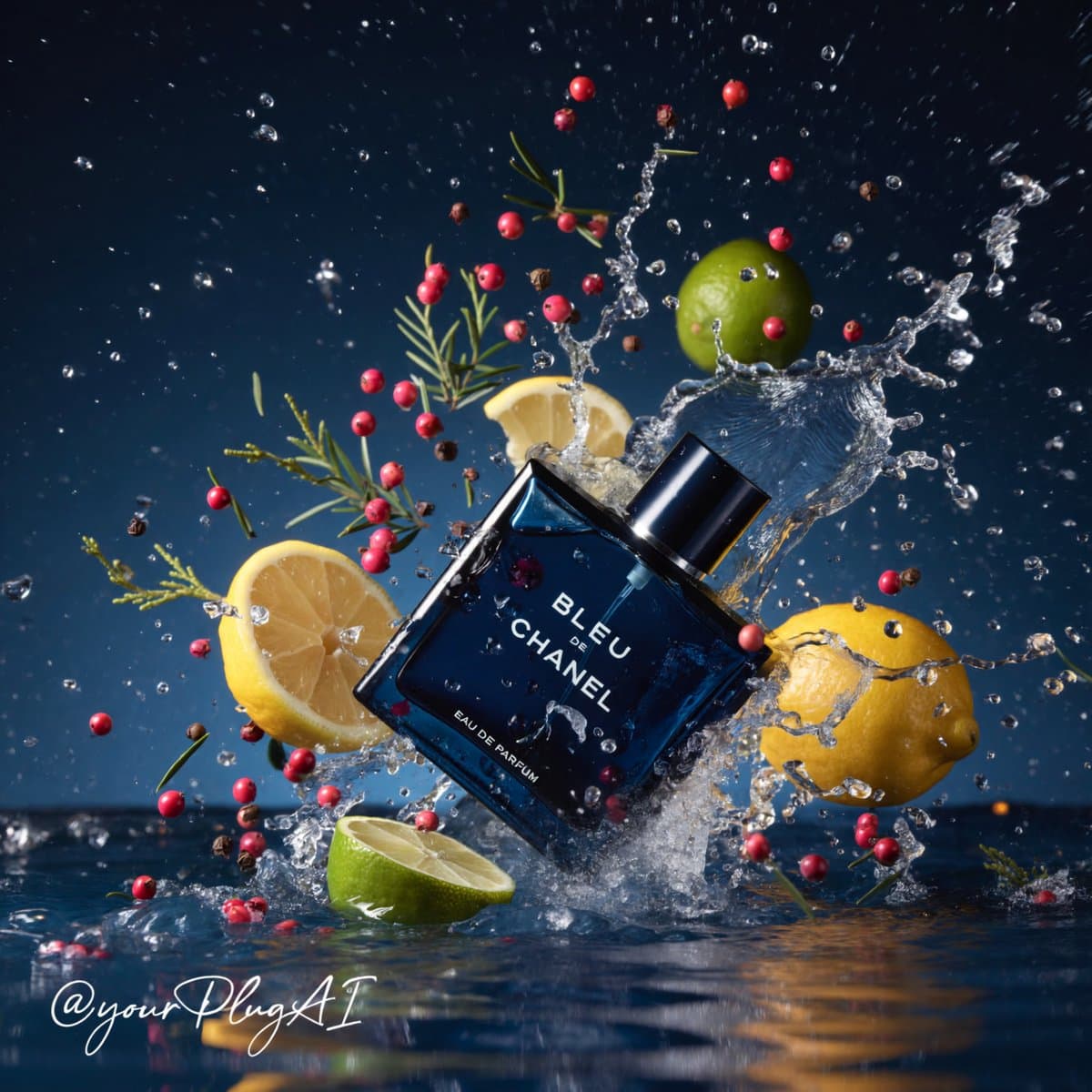 Brand Campaign: Elemental Luxury Perfume Campaign by @yourPlugAI — image 1 of 4