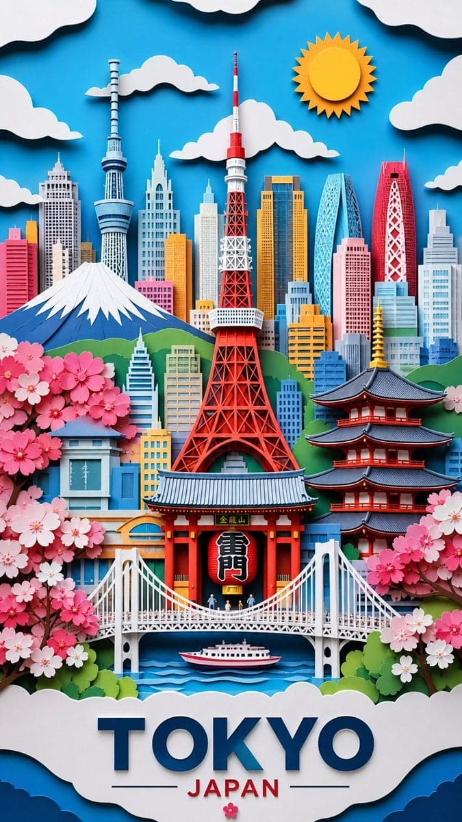 Illustration Campaign: Layered Papercut Cityscape by @Mind_Boticni — image 2 of 2