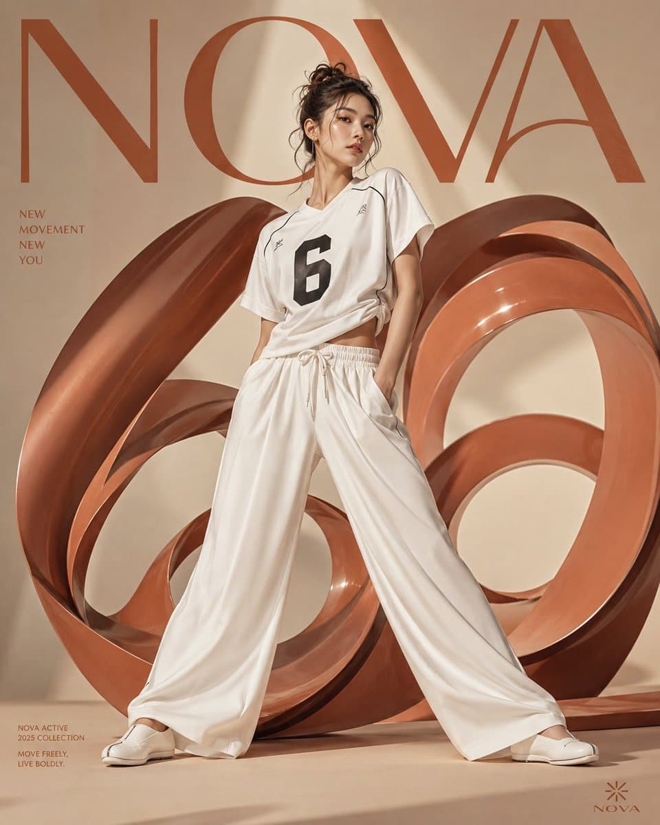 Luxury Activewear Fashion Campaign