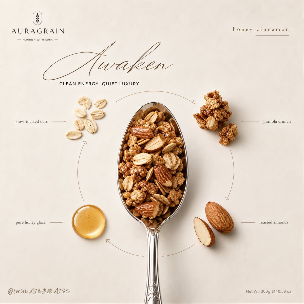 Luxury Granola Ingredient Campaign