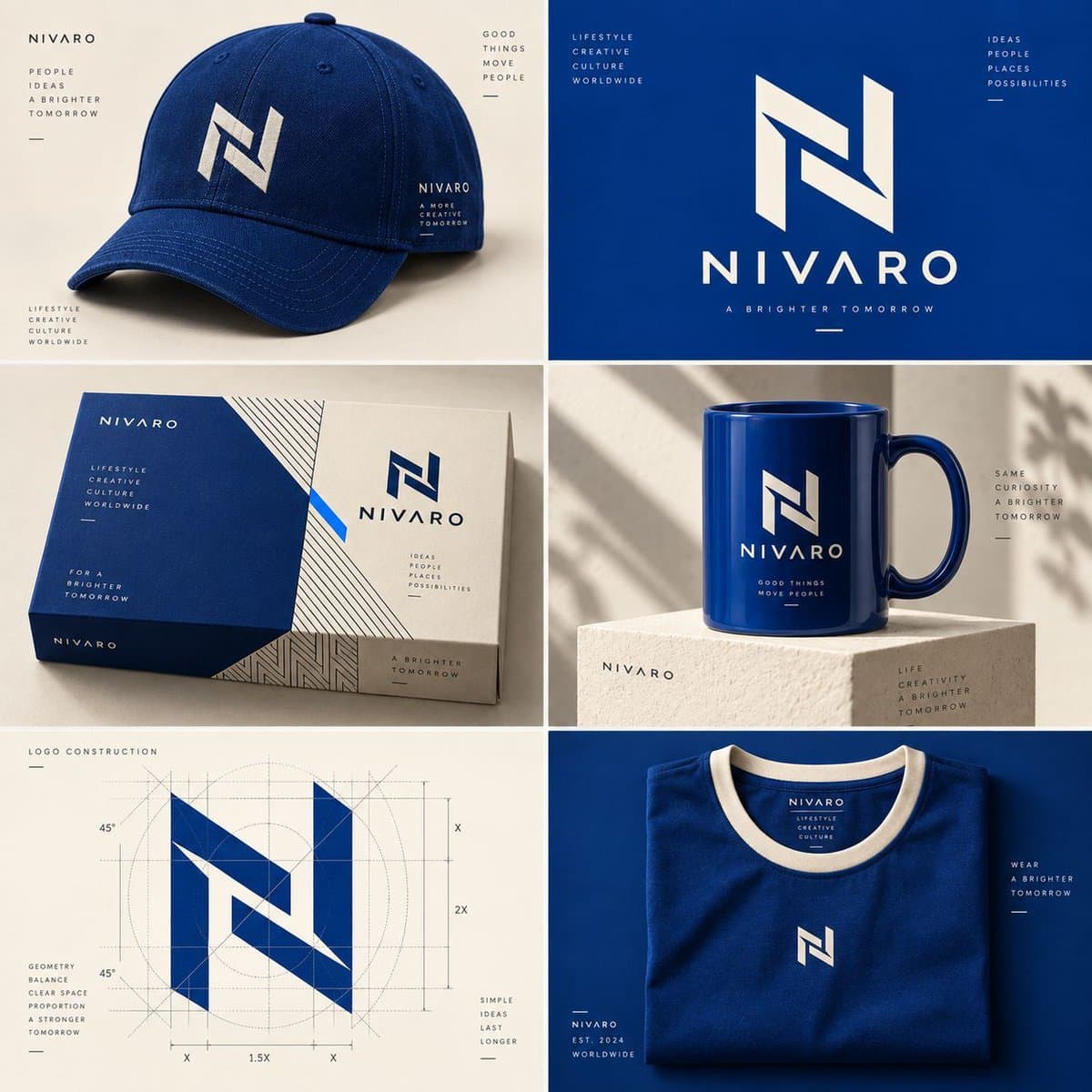 Complete Minimal Brand Identity Presentation