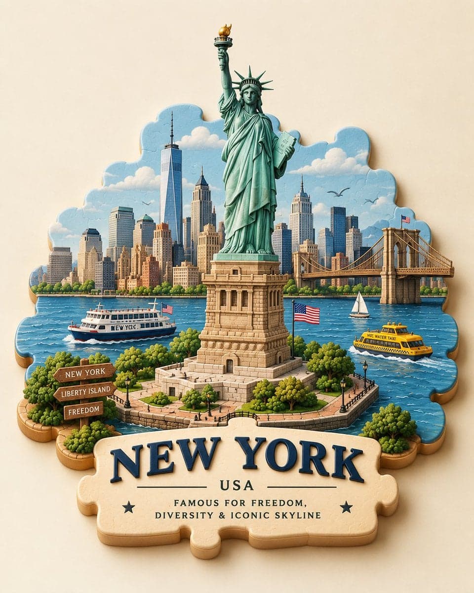 Illustration Campaign: Puzzle Piece City Miniatures by @Naiknelofar788 — image 1 of 4