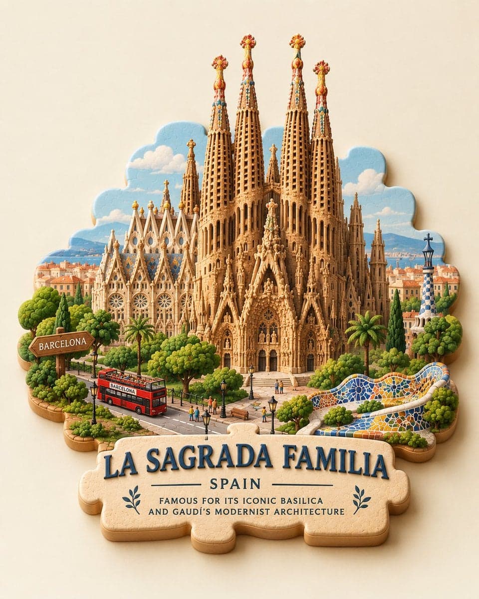 Illustration Campaign: Puzzle Piece City Miniatures by @Naiknelofar788 — image 2 of 4