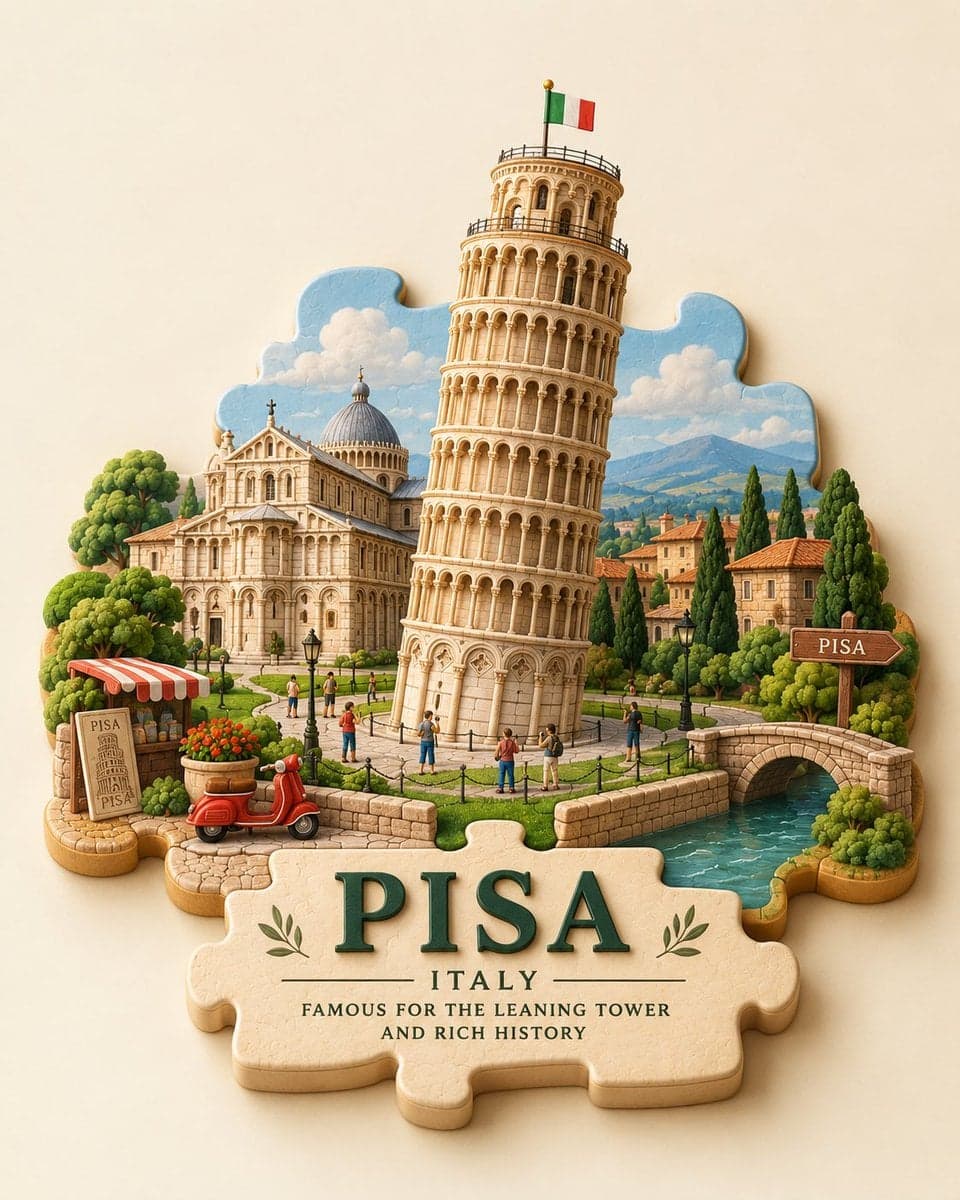 Illustration Campaign: Puzzle Piece City Miniatures by @Naiknelofar788 — image 3 of 4