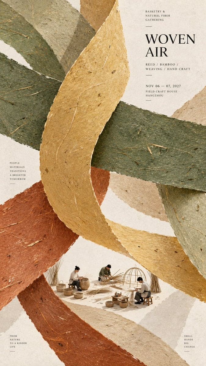 Poster Campaign: Handmade Paper Cultural Poster by @MrLarus — image 2 of 4