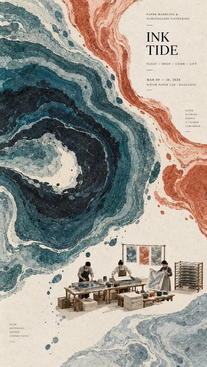 Poster Campaign: Handmade Paper Cultural Poster by @MrLarus — image 3 of 4