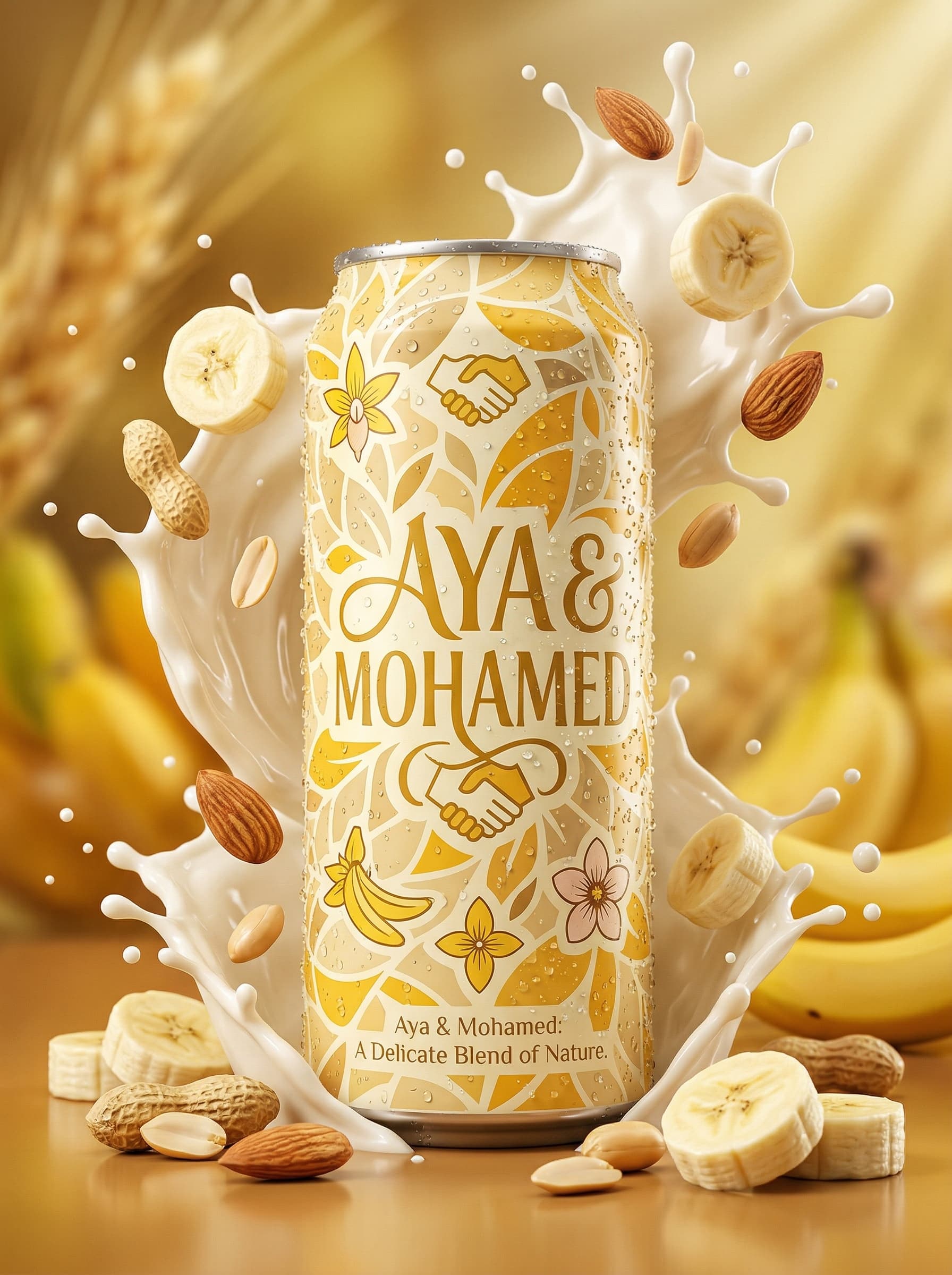 Brand Campaign: Banana Nut Milk Splash Campaign by @user_2ebca4ed