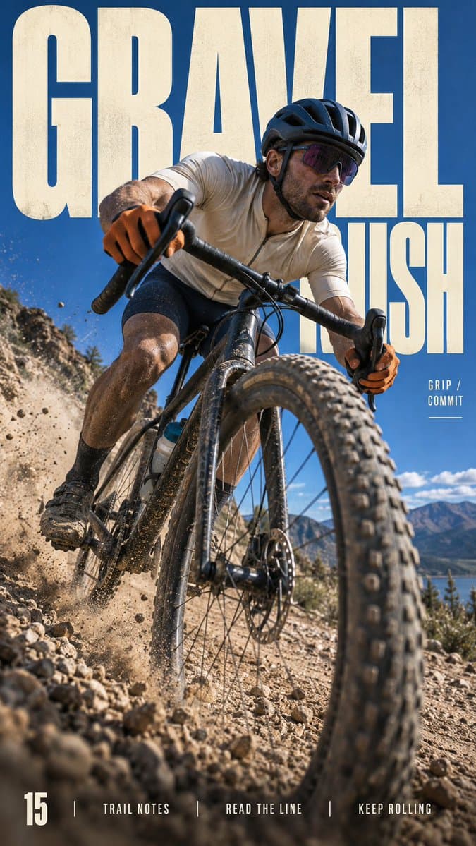 Athlete Editorial Sports Poster