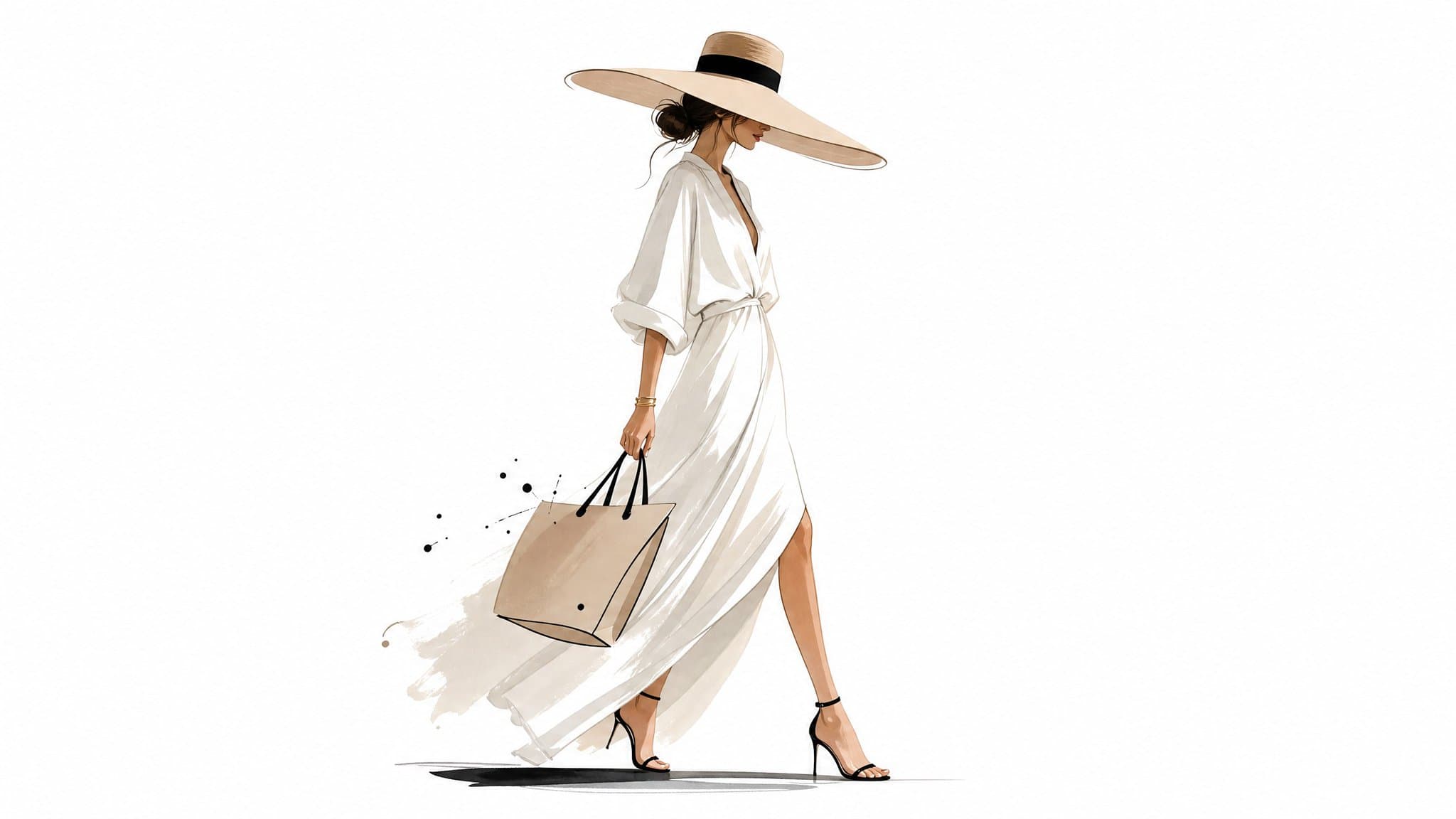 Minimal Luxury Fashion Illustration