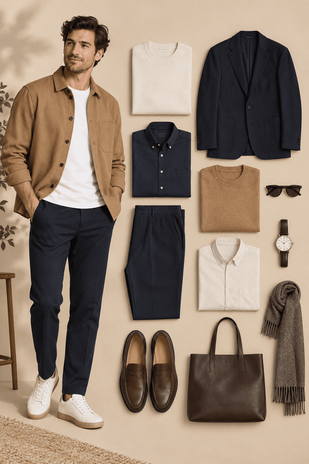 Capsule Wardrobe Outfit Board