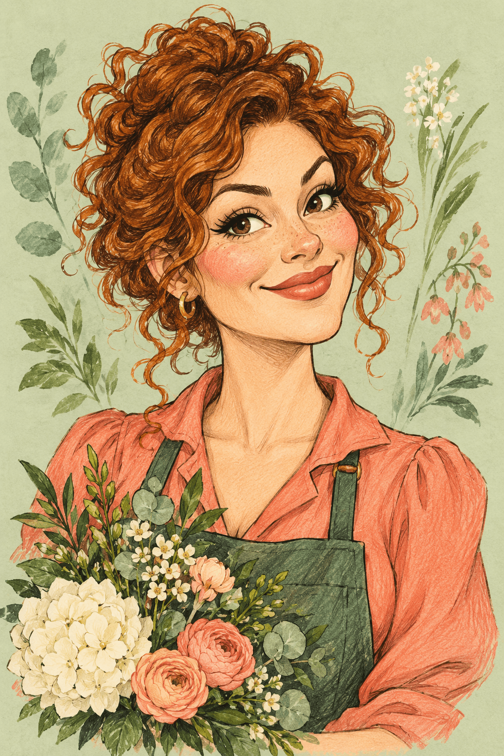 Expressive Editorial Caricature Portrait — image 2 of 3