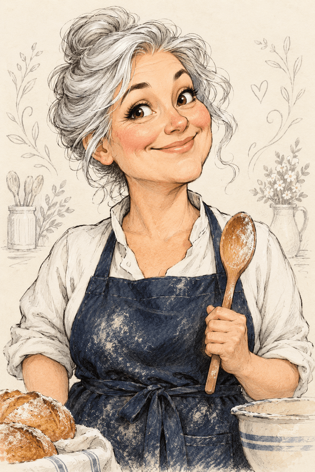 Expressive Editorial Caricature Portrait — image 3 of 3