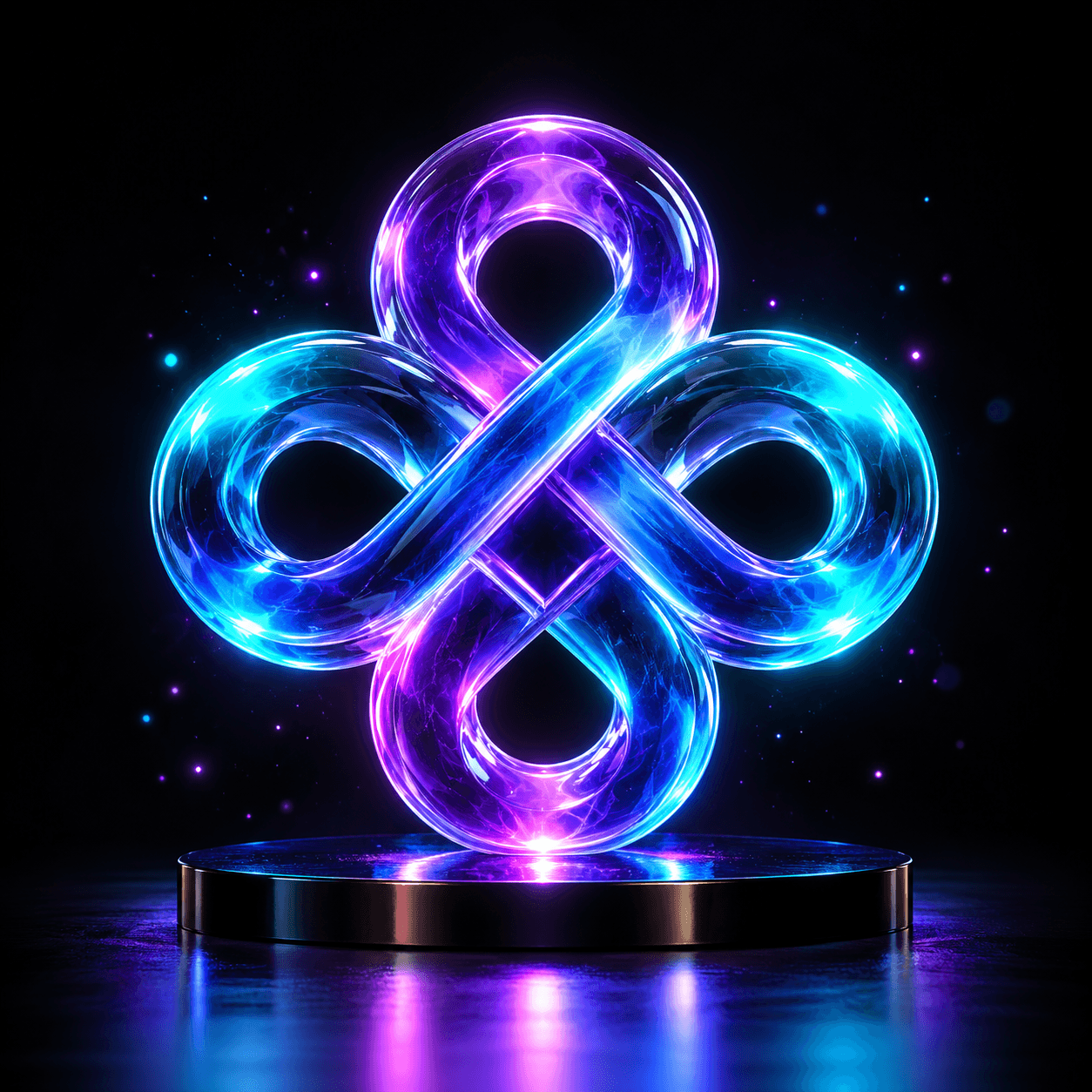Luminous Abstract Mark Sculpture — image 1 of 3