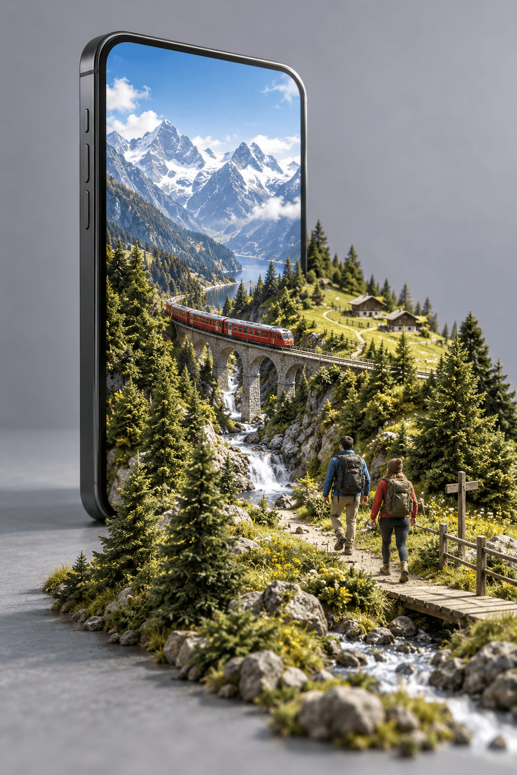 Mobile Portal Travel Diorama — image 2 of 3