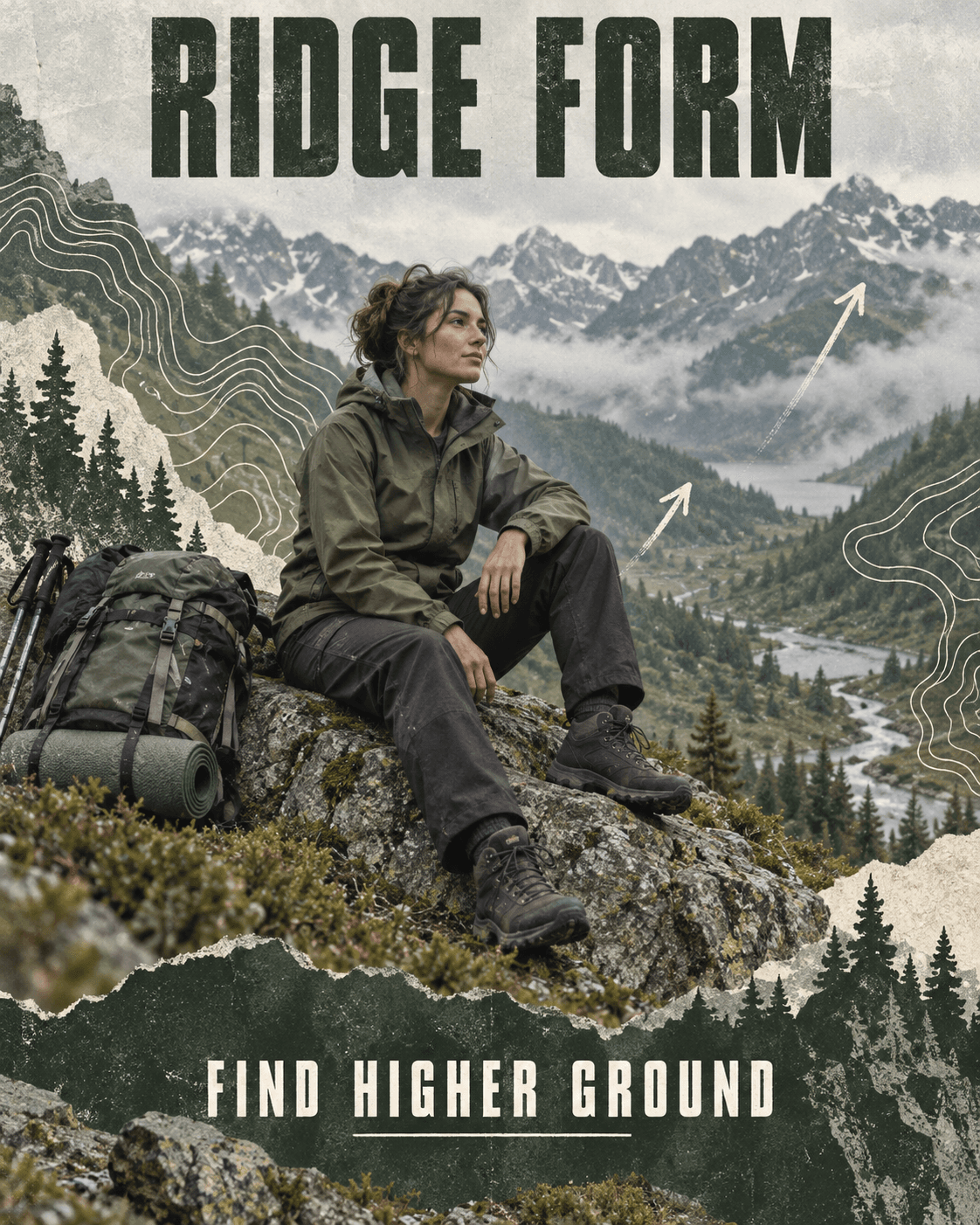 Rugged Outdoor Apparel Poster — image 2 of 3