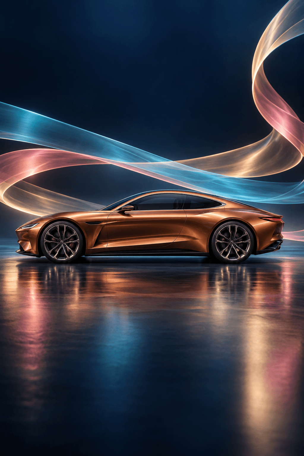Sports Car Ribbon Poster — image 3 of 3